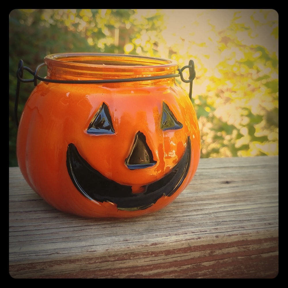 Pumpkin scented pumpkins candles!